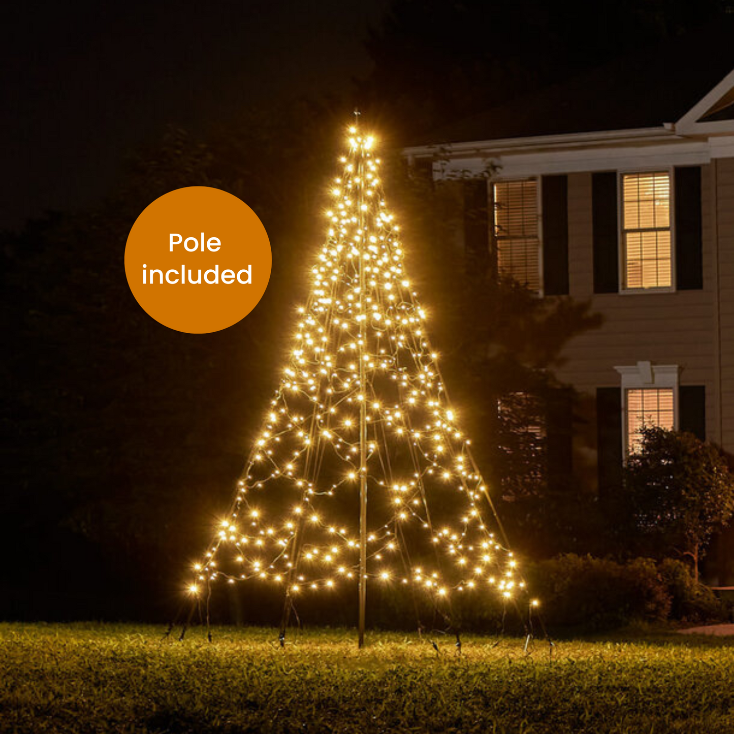 Fairybell | 10ft | 480 LED lights | Including pole | Twinkle