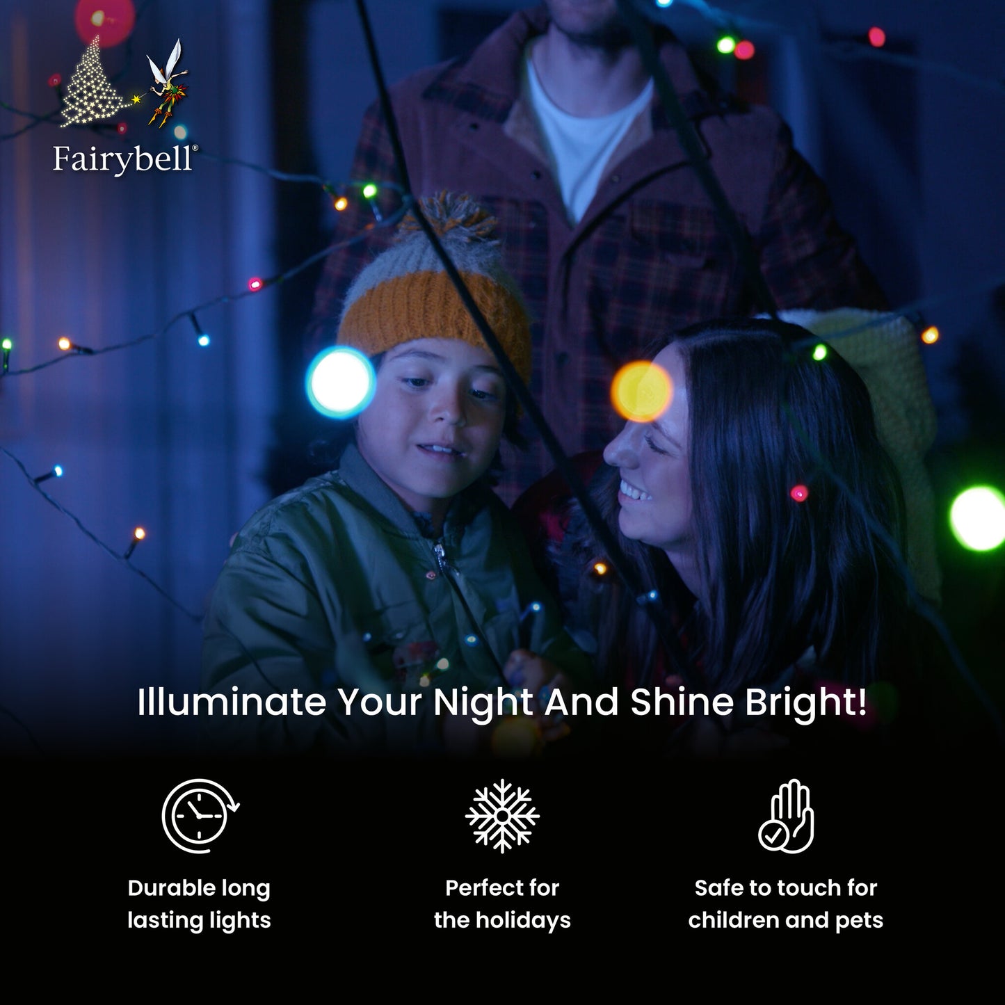 Fairybell | 20ft | 2,000 LED lights | Warm white