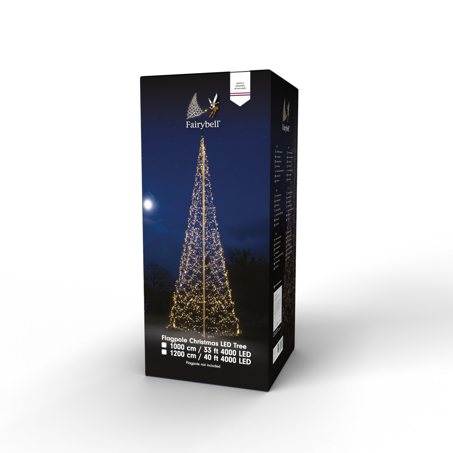 Fairybell | 33ft | 4,000 LED lights | Warm white