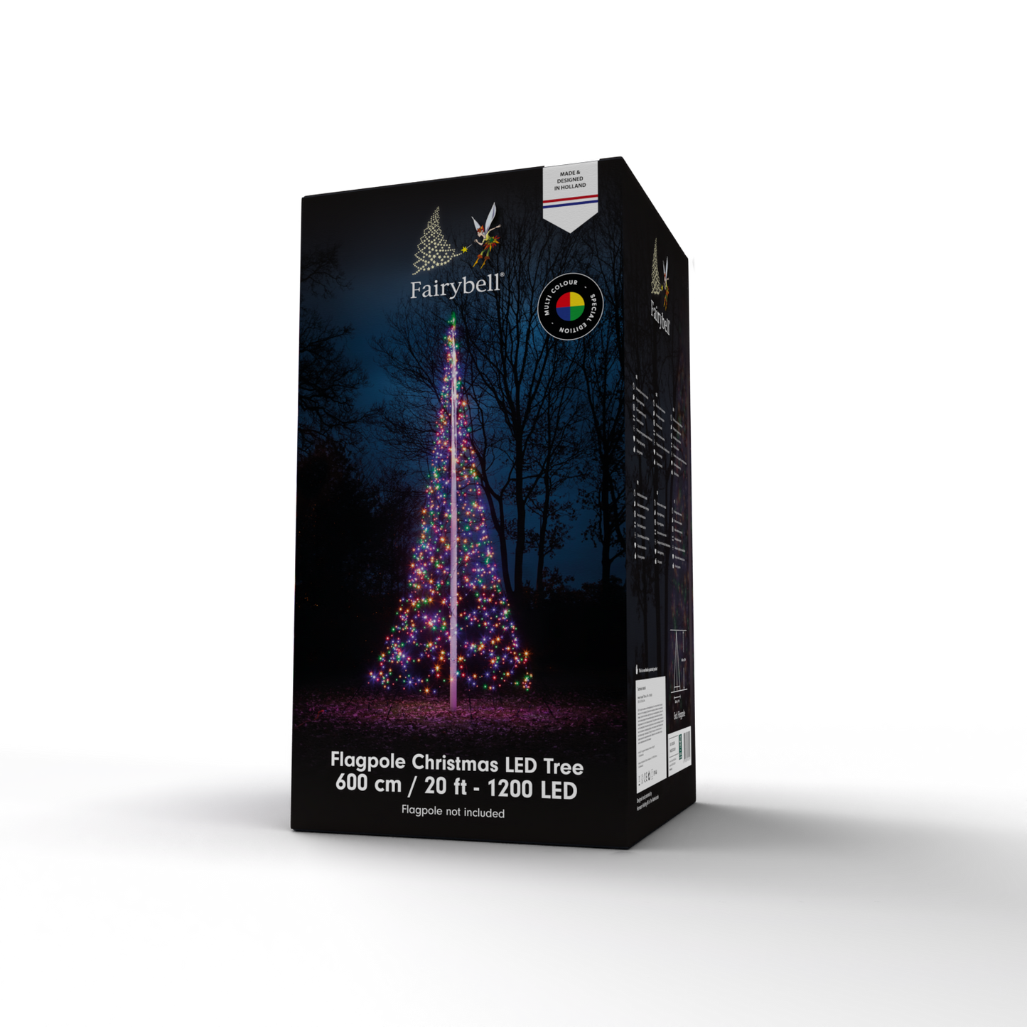 Campana de hadas | 20 pies | 1200 luces LED | Multicolor