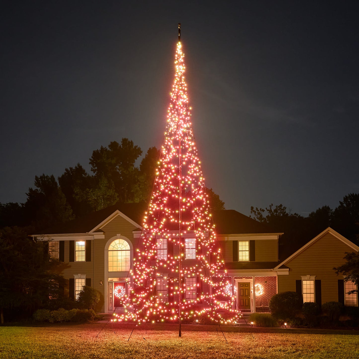 Fairybell | 26ft | 1,500 LED | Warm White/Red