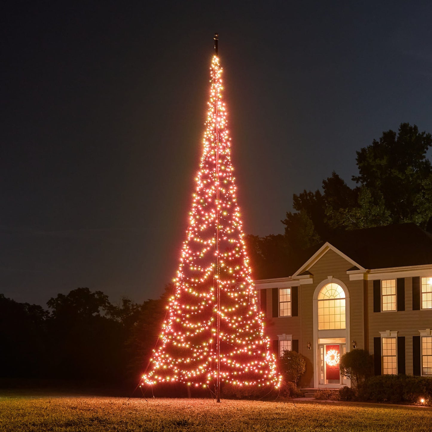 Fairybell | 26ft | 1,500 LED | Warm White/Red