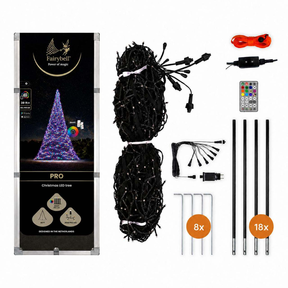 Pre-order | Fairybell Pro | 39ft | 2048 LED lights | Smart Magic |