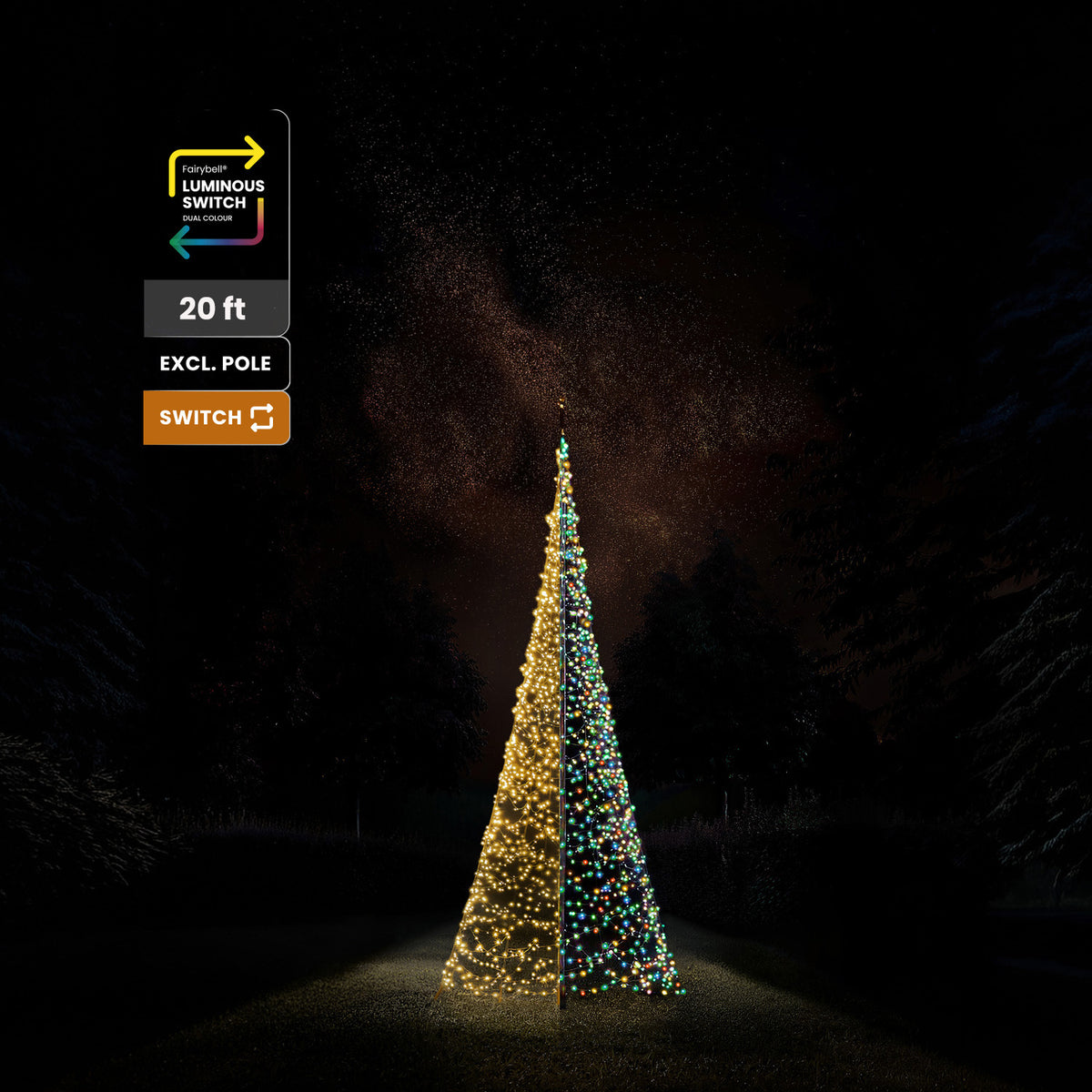 Fairybell Premium | 6 metros | 2048 luces LED | Luminous Switch |