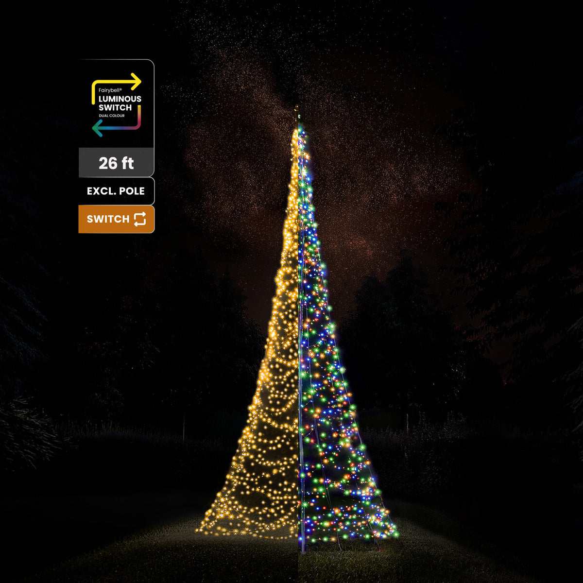 Fairybell Premium | 8 metros | 1536 luces LED | Luminous Switch |
