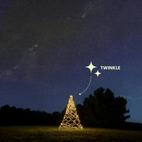 Fairybell Standard | 3 metros | 480 luces LED | Incluye mástil | Blanco cálido | Twinkle