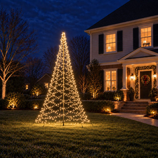 Fairybell Standard | 13ft | 864 LED lights | Including pole | Warm white |