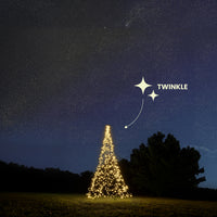 Fairybell Standard | 4 metros | 864 luces LED | Incluye mástil | Blanco cálido | Twinkle