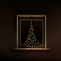 Fairybell Premium | Árbol de Navidad para Ventana | 1,25 metros | 64 luces LED | Luminous Switch |