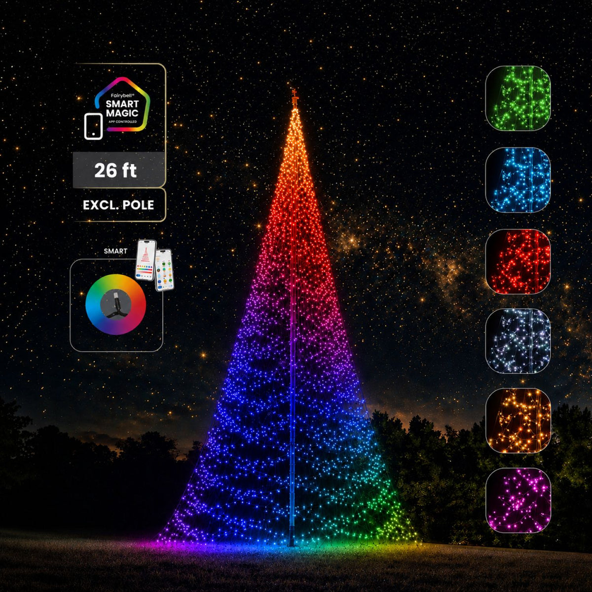 Fairybell Pro | 8 metros | 1536 luces LED | Smart Magic |