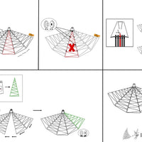 Fairybell Webbing | 13 ft | 640 LED-lampjes | Multi colour