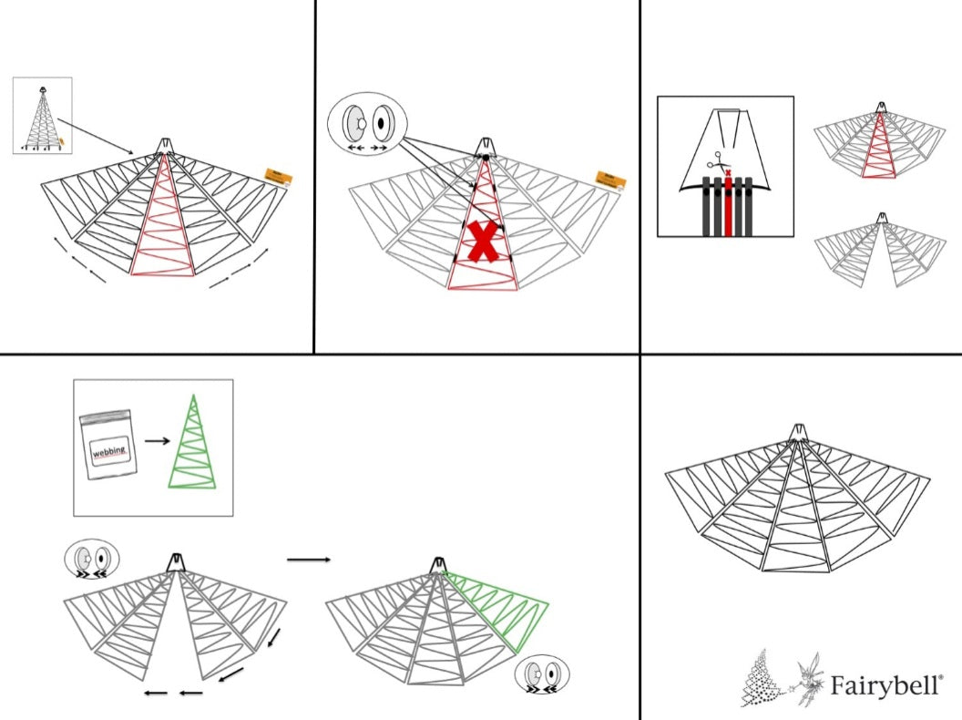 Fairybell Webbing | 13 ft | 640 LED-lampjes | Multi colour