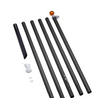 Fairybell | Divisible Flagpole | 20ft | Black