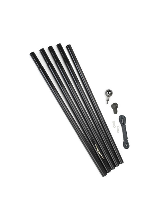 Fairybell | Divisible Flagpole | 25ft | Black