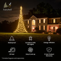 Fairybell | 20 pies | 900 luces LED | Blanco cálido
