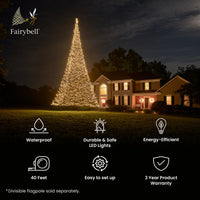 Fairybell | 40 pies | 4000 luces LED | Blanco cálido