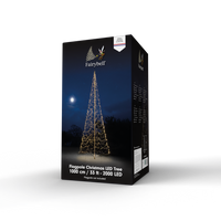 Fairybell | 33ft | 2,000 LED lights | Warm white