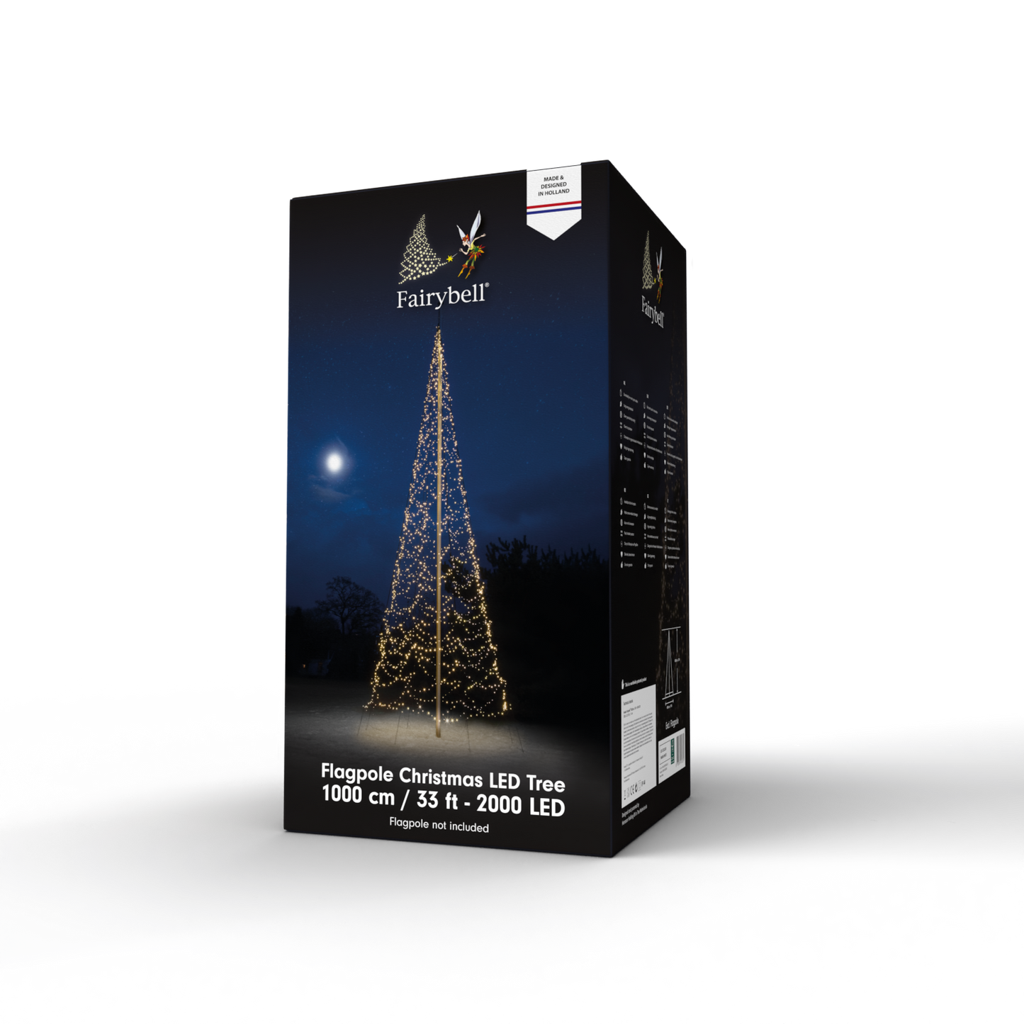 Fairybell | 33ft | 2,000 LED lights | Warm white