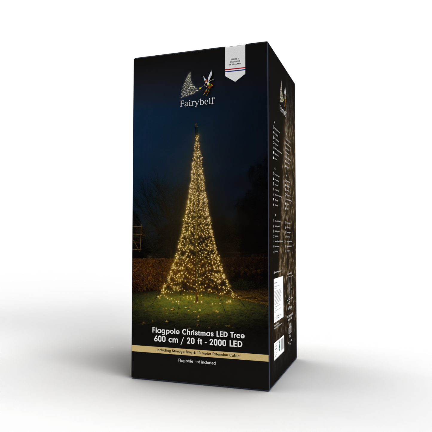 Fairybell | 20ft | 2,000 LED lights | Warm white