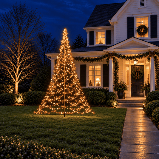 Fairybell Premium | 10ft | 576 LED lights | Including pole | Luminous Switch |