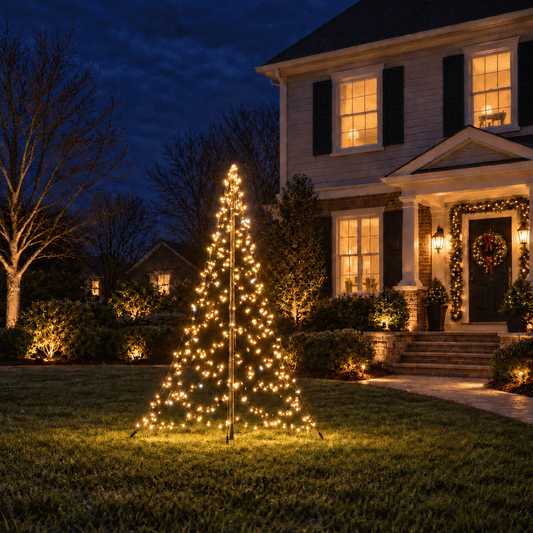Fairybell Standard | 2 metros | 300 luces LED | Incluye mástil | Blanco cálido | Twinkle