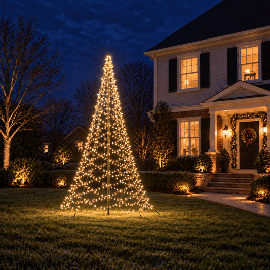 Fairybell Standard | 4 metros | 864 luces LED | Incluye mástil | Blanco cálido | Twinkle