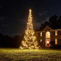 Fairybell Square | 13 pies | 480 luces LED | Incluye poste | Blanco cálido