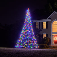 Campana de hadas | 13 pies | 640 luces LED | Incluye poste | Multicolor